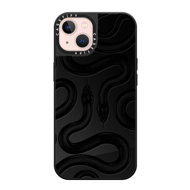 CASETiFY iPhone 13 Case Black on Black ミラーケース MagSafe対応 Snake,Animal Animal,Snake,Hype Black Kingsnake Mother's Day CASETiFY iPhone 13 Case Black on Black ミラーケース MagSafe対応 Snake,Animal Animal,Snake,Hype Black Kingsnake Mother's Day