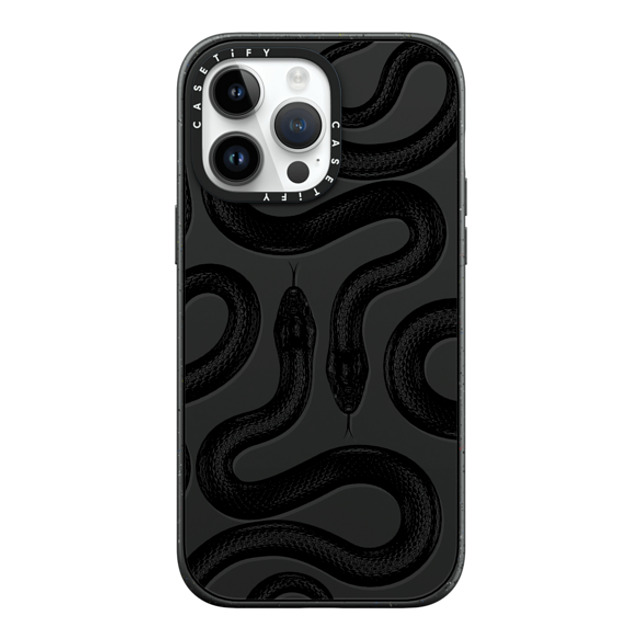 CASETiFY iPhone 14 Pro Max Case Matte Black Impact Case MagSafe Compatible Animal,Snake,Hype Black Kingsnake CASETiFY iPhone 14 Pro Max Case Matte Black Impact Case MagSafe Compatible Animal,Snake,Hype Black Kingsnake
