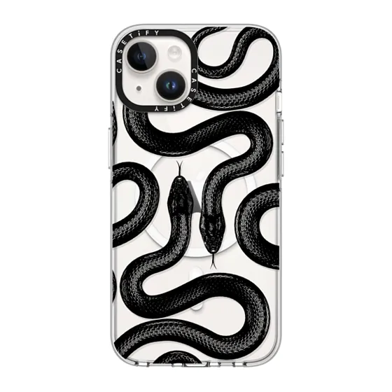 Impact Clear iPhone 14 Case MagSafe Compatible - Stargazer Lily