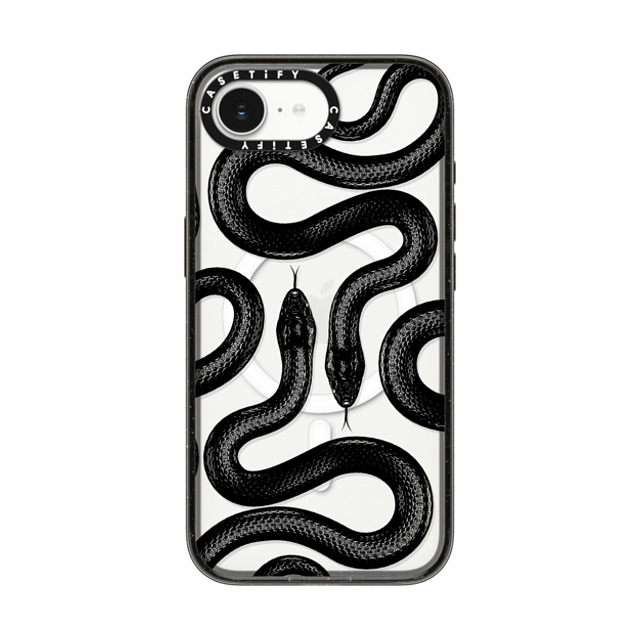 CASETiFY iPhone 16e ケース ブラック インパクトケース MagSafe対応 Snake,Animal Animal,Snake,Hype Black Kingsnake Father's Day CASETiFY iPhone 16e ケース ブラック インパクトケース MagSafe対応 Snake,Animal Animal,Snake,Hype Black Kingsnake Father's Day
