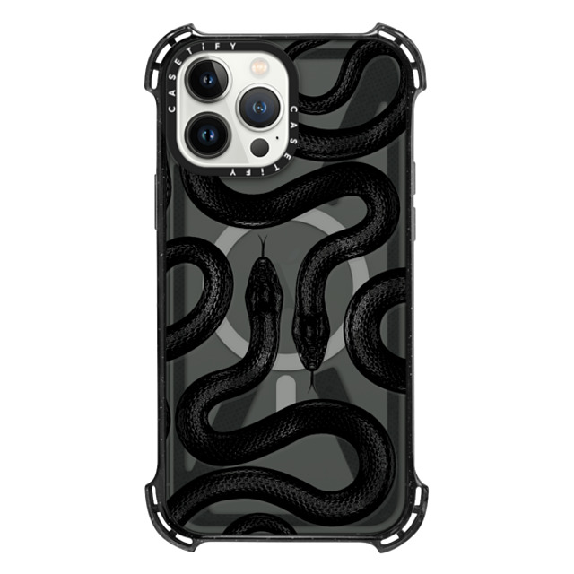 CASETiFY iPhone 13 Pro Max Case Triple Black バウンスケース Snake,Animal Animal,Snake,Hype Black Kingsnake Mother's Day CASETiFY iPhone 13 Pro Max Case Triple Black バウンスケース Snake,Animal Animal,Snake,Hype Black Kingsnake Mother's Day