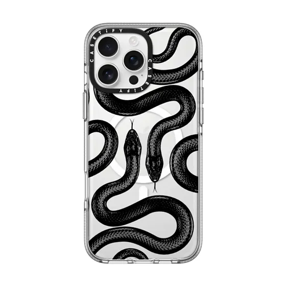 Impact Clear iPhone 16 Pro Max Case MagSafe Compatible - Lucky Knot, Lucky Cat