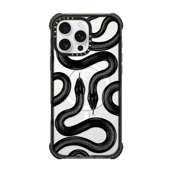 Ultra Impact iPhone 16 Pro Max Case MagSafe Compatible - Gothic Pearly Heart
