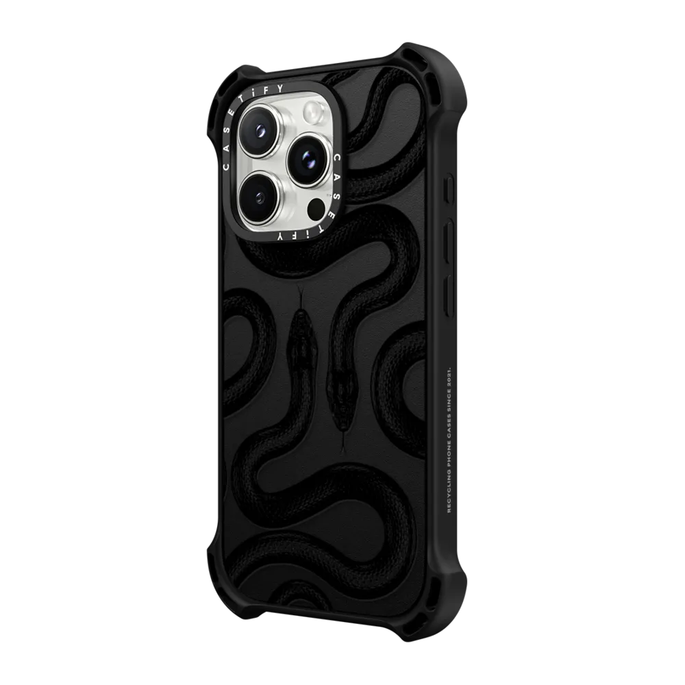 Bounce iPhone 16 Pro Max Case MagSafe Compatible - Black Kingsnake