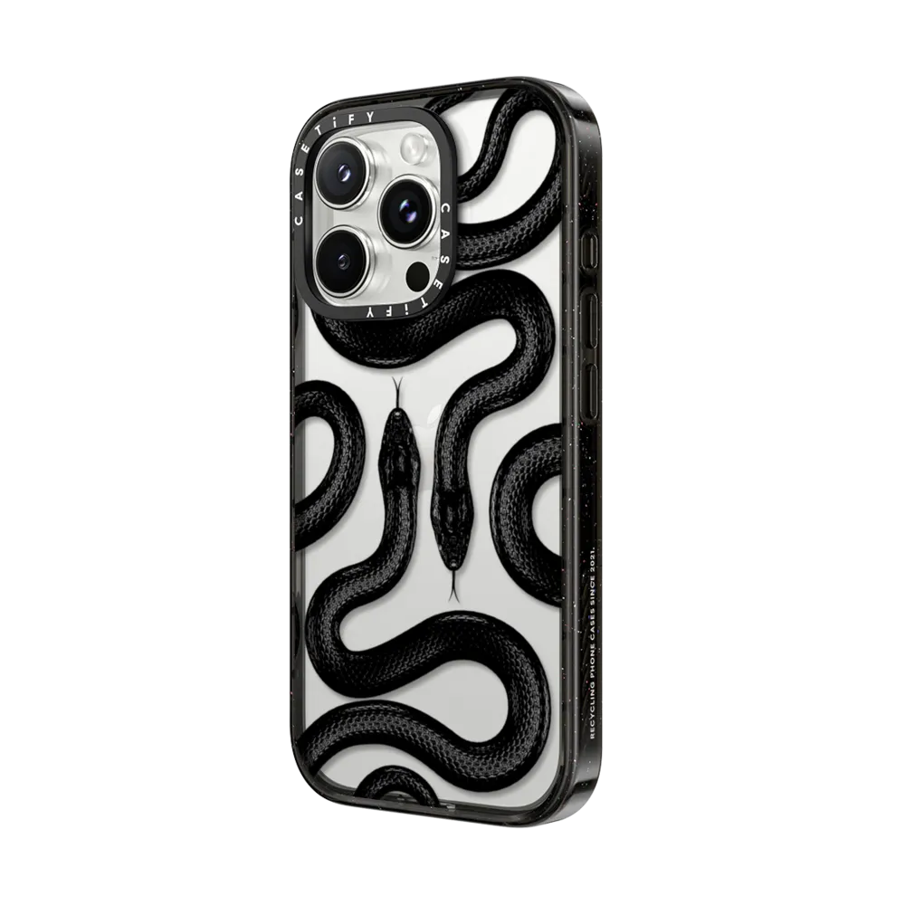 Impact iPhone 16 Pro Max Case - Black Kingsnake