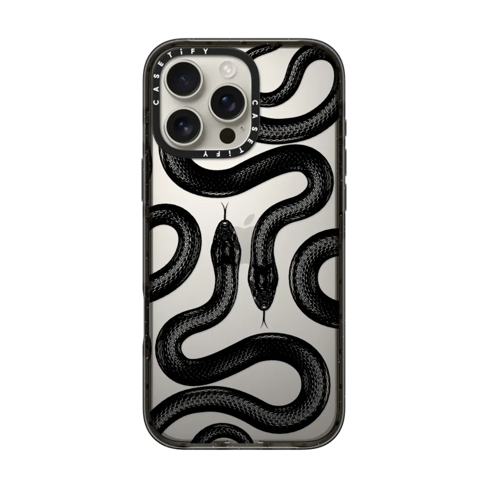 Impact iPhone 16 Pro Max Case - Black Kingsnake