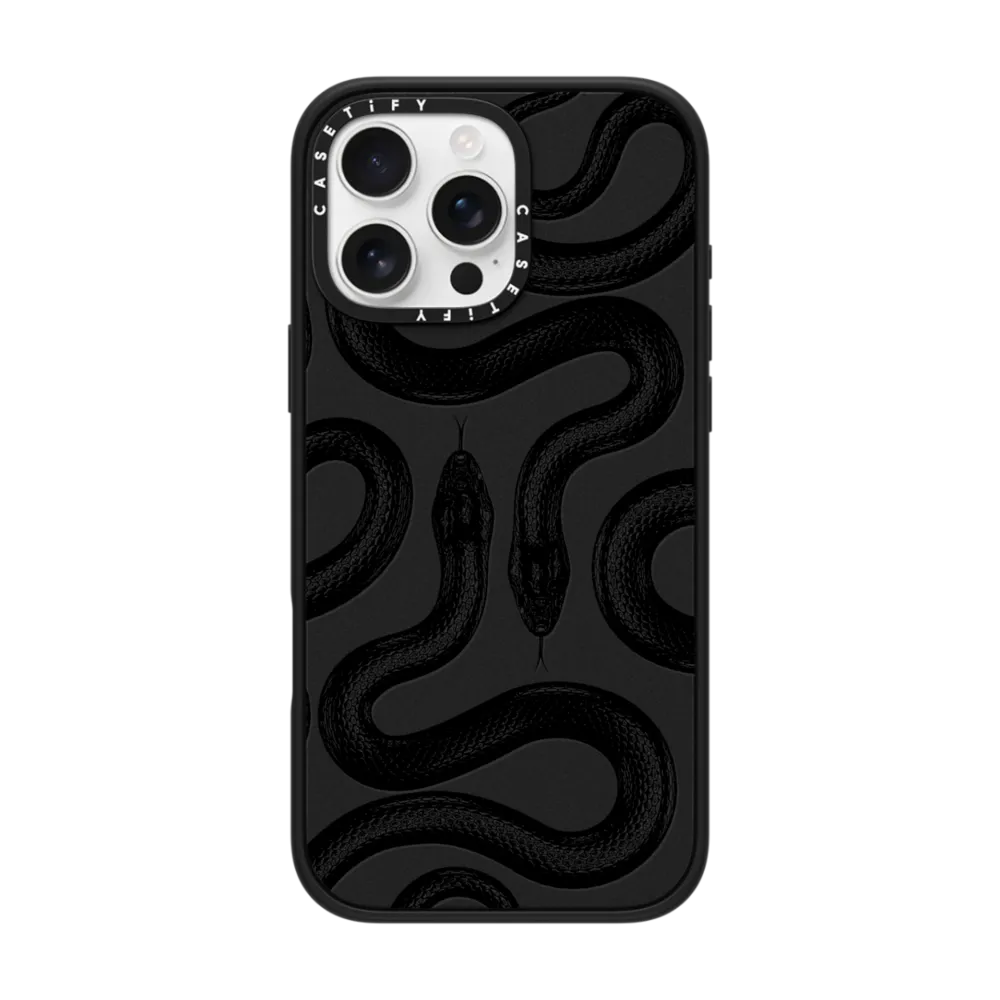 Impact iPhone 16 Pro Max Case - Black Kingsnake