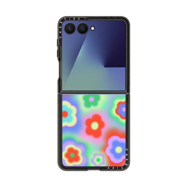 CASETiFY Galaxy Z Flip7 Case Black マグネット式 インパクトケース Floral Floral,Floral Acid Flowers New iPhone CASETiFY Galaxy Z Flip7 Case Black マグネット式 インパクトケース Floral Floral,Floral Acid Flowers New iPhone
