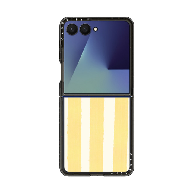 CASETiFY Galaxy Z Flip7 ケース ブラック Impact Magnetic Case Pattern,Stripes Pattern,Stripes Yellow Stripes CASETiFY Galaxy Z Flip7 ケース ブラック Impact Magnetic Case Pattern,Stripes Pattern,Stripes Yellow Stripes
