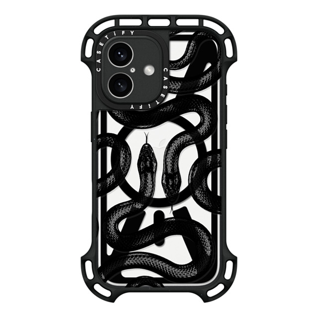 CASETiFY iPhone 16 Case Black ウルトラ バウンスケース MagSafe対応 Snake,Animal Animal,Snake,Hype Black Kingsnake Back to School CASETiFY iPhone 16 Case Black ウルトラ バウンスケース MagSafe対応 Snake,Animal Animal,Snake,Hype Black Kingsnake Back to School