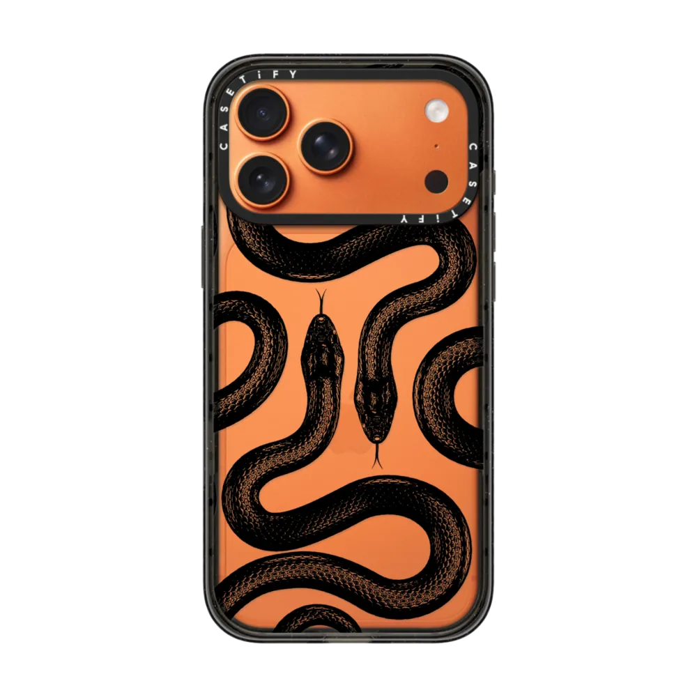 Impact iPhone 17 Pro Max Case - Black Kingsnake