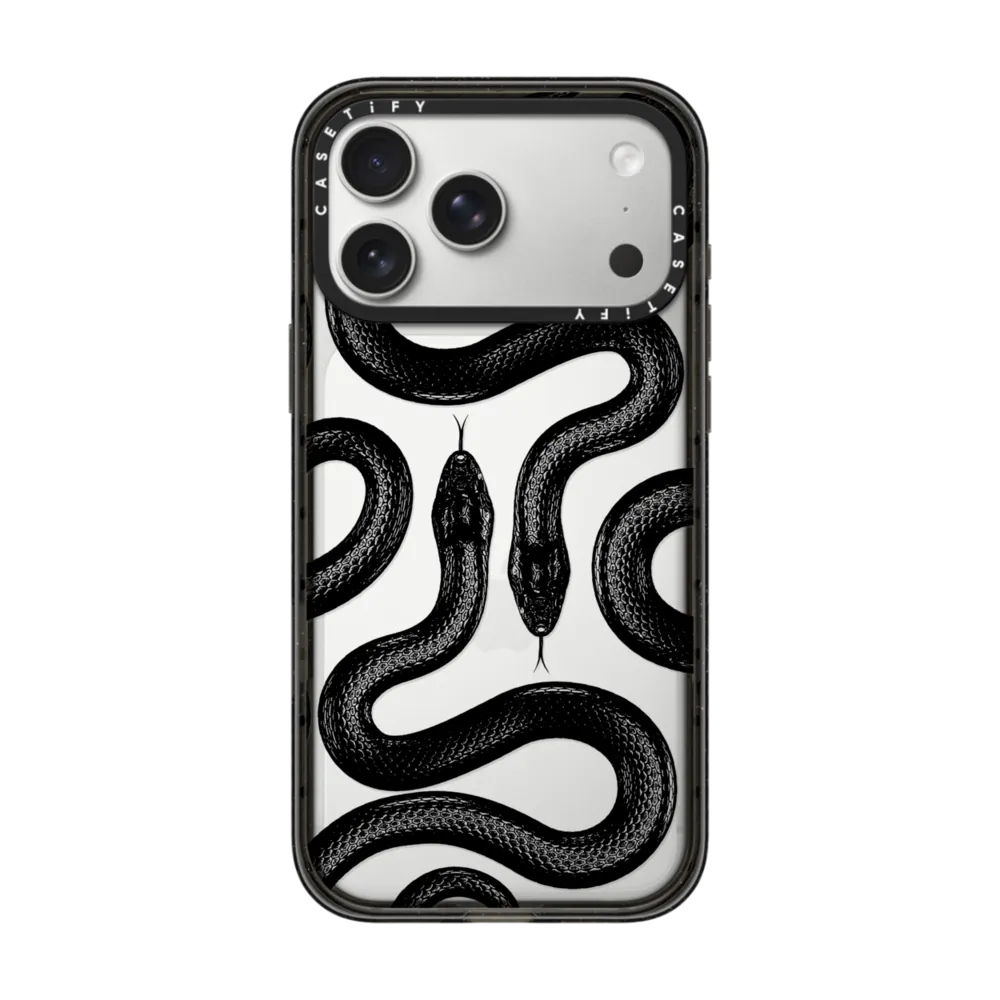 Impact iPhone 17 Pro Max Case - Black Kingsnake