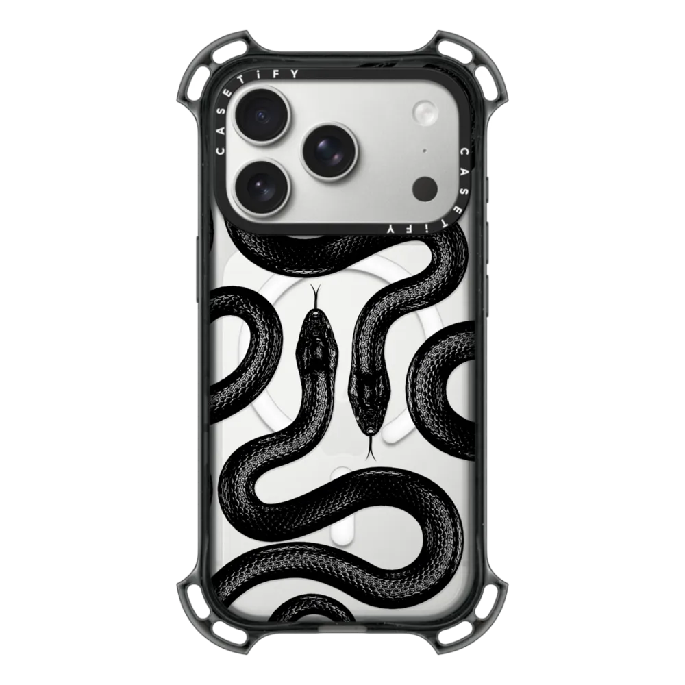 Impact iPhone 17 Pro Max Case MagSafe Compatible - Yellow Stripes