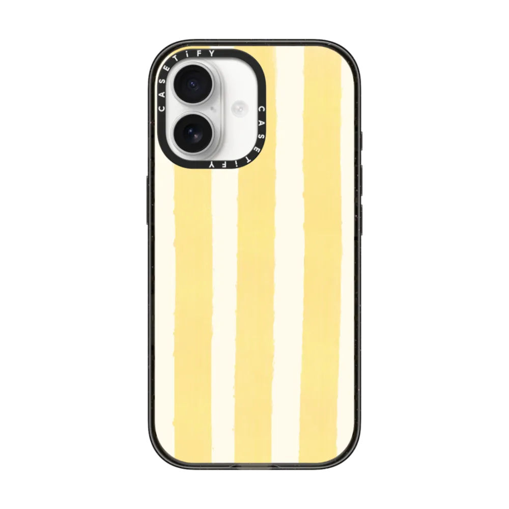 Impact iPhone 17 Case MagSafe Compatible - Yellow Stripes