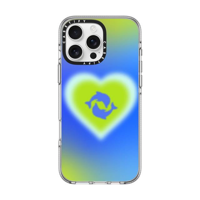 CASETiFY iPhone 16 Pro Max Case Clear Clear Case MagSafe Compatible Summer,Ocean Summer,Summer,Sea,Ocean Dolphin Heart - Ocean Mother's Day CASETiFY iPhone 16 Pro Max Case Clear Clear Case MagSafe Compatible Summer,Ocean Summer,Summer,Sea,Ocean Dolphin Heart - Ocean Mother's Day