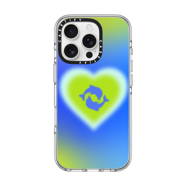 CASETiFY iPhone 16 Pro Case Clear Clear Case MagSafe Compatible Summer,Ocean Summer,Summer,Sea,Ocean Dolphin Heart - Ocean Father's Day CASETiFY iPhone 16 Pro Case Clear Clear Case MagSafe Compatible Summer,Ocean Summer,Summer,Sea,Ocean Dolphin Heart - Ocean Father's Day
