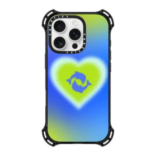 iPhone 16 Pro - Dolphin Heart - Ocean