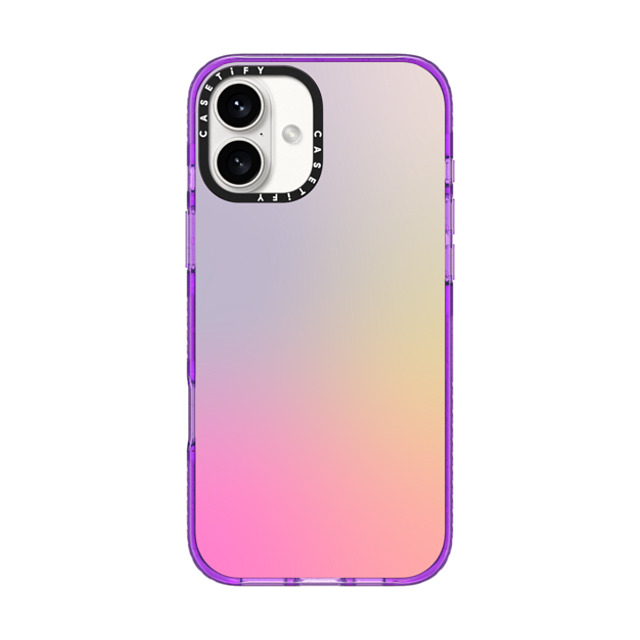 CASETiFY iPhone 16 Plus ケース パープル インパクトケース MagSafe対応 Pastel,Gradient Pastel,Gradient,Futurism,Pastel Pastel Gradient Father's Day CASETiFY iPhone 16 Plus ケース パープル インパクトケース MagSafe対応 Pastel,Gradient Pastel,Gradient,Futurism,Pastel Pastel Gradient Father's Day