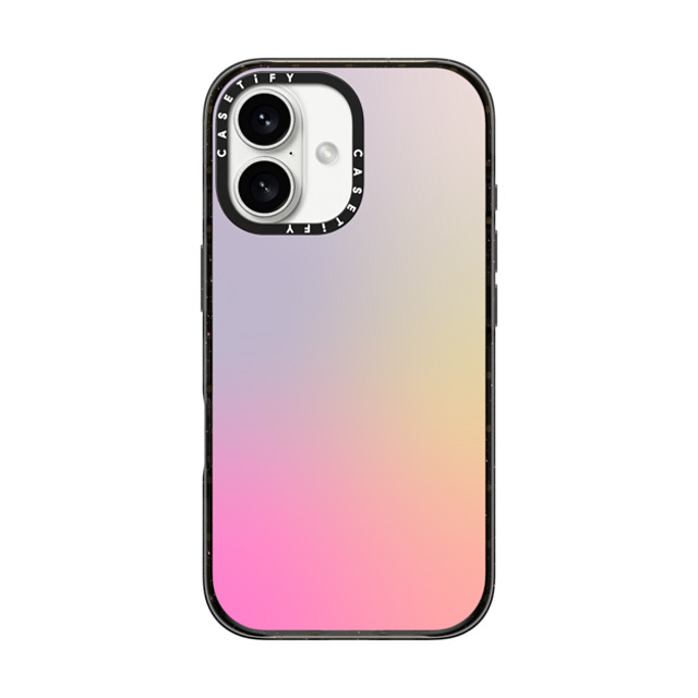 CASETiFY iPhone 16 ケース ブラック インパクトケース MagSafe対応 Pastel,Gradient,Futurism,Pastel Pastel Gradient