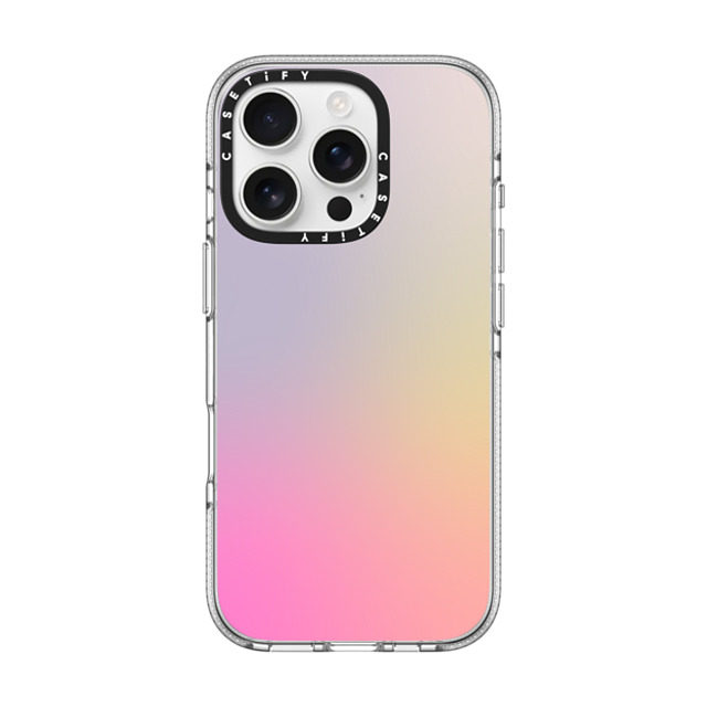 CASETiFY iPhone 16 Pro ケース クリア クリア ケース MagSafe対応 Pastel,Gradient,Futurism,Pastel Pastel Gradient