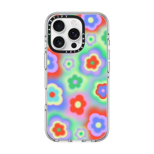 CASETiFY iPhone 16 Pro ケース クリア クリア ケース MagSafe対応 Floral Floral,Floral Acid Flowers Father's Day CASETiFY iPhone 16 Pro ケース クリア クリア ケース MagSafe対応 Floral Floral,Floral Acid Flowers Father's Day