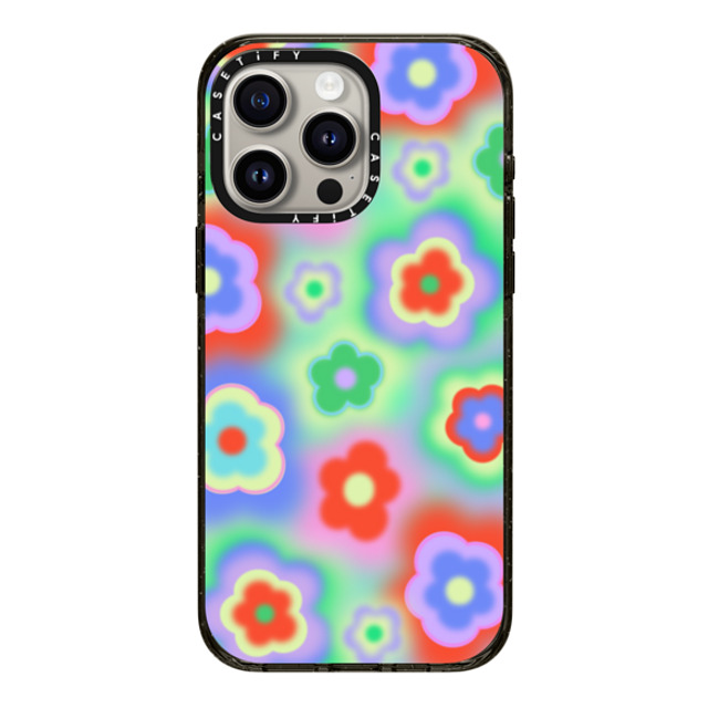 CASETiFY iPhone 15 Pro Max Case ブラック インパクトケース MagSafe対応 Floral Floral,Floral Acid Flowers Mother's Day CASETiFY iPhone 15 Pro Max Case ブラック インパクトケース MagSafe対応 Floral Floral,Floral Acid Flowers Mother's Day