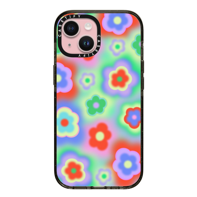 CASETiFY iPhone 15 ケース ブラック インパクトケース MagSafe対応 Floral Floral,Floral Acid Flowers Father's Day CASETiFY iPhone 15 ケース ブラック インパクトケース MagSafe対応 Floral Floral,Floral Acid Flowers Father's Day