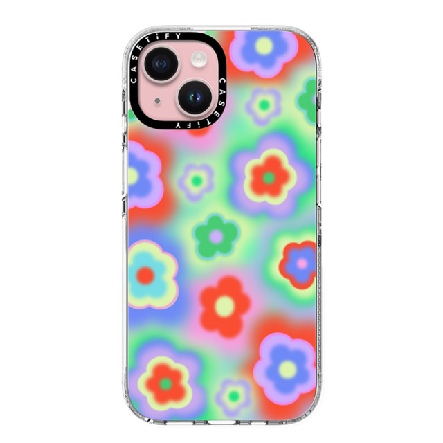 CASETiFY iPhone 15 Case Clear Clear Case MagSafe Compatible Floral Floral,Floral Acid Flowers Mother's Day CASETiFY iPhone 15 Case Clear Clear Case MagSafe Compatible Floral Floral,Floral Acid Flowers Mother's Day