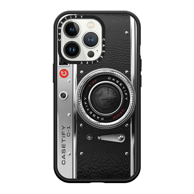 CASETiFY iPhone 13 Pro ケース マットブラック インパクトケース MagSafe対応 カメラ Camera Case - Classic