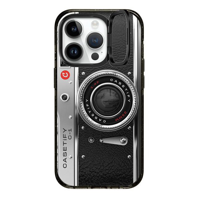 CASETiFY iPhone 14 Pro ケース ブラック インパクトリングスタンドケース MagSafe対応 Camera カメラ Camera Case - Classic Father's Day CASETiFY iPhone 14 Pro ケース ブラック インパクトリングスタンドケース MagSafe対応 Camera カメラ Camera Case - Classic Father's Day