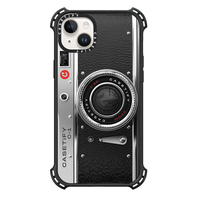 CASETiFY iPhone 14 Plus ケース Triple Black バウンスケース カメラ Camera Case - Classic CASETiFY iPhone 14 Plus ケース Triple Black バウンスケース カメラ Camera Case - Classic