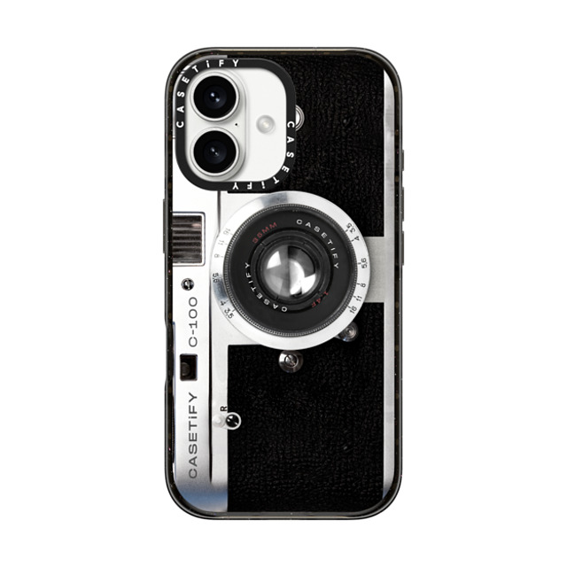 CASETiFY iPhone 16 ケース ブラック インパクトケース Camera Case - Urban Chic casetify_artist