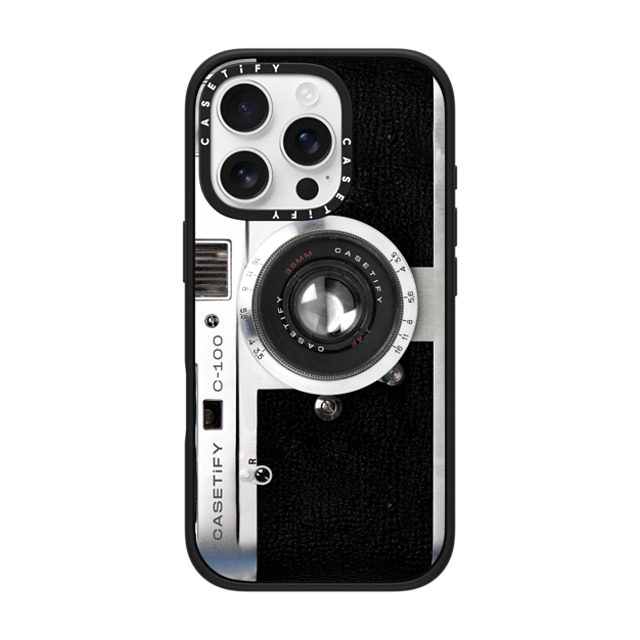 CASETiFY iPhone 16 Pro ケース マットブラック インパクトケース MagSafe対応 Camera Case - Urban Chic casetify_artist