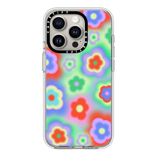 CASETiFY iPhone 15 Pro ケース クリア クリア ケース MagSafe対応 Floral Floral,Floral Acid Flowers Back to School CASETiFY iPhone 15 Pro ケース クリア クリア ケース MagSafe対応 Floral Floral,Floral Acid Flowers Back to School