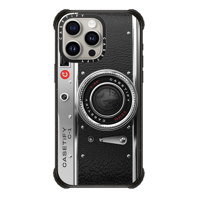 CASETiFY iPhone 15 Pro Max Case Black ウルトラ インパクトケース MagSafe 対応 カメラ Camera Case - Classic CASETiFY iPhone 15 Pro Max Case Black ウルトラ インパクトケース MagSafe 対応 カメラ Camera Case - Classic