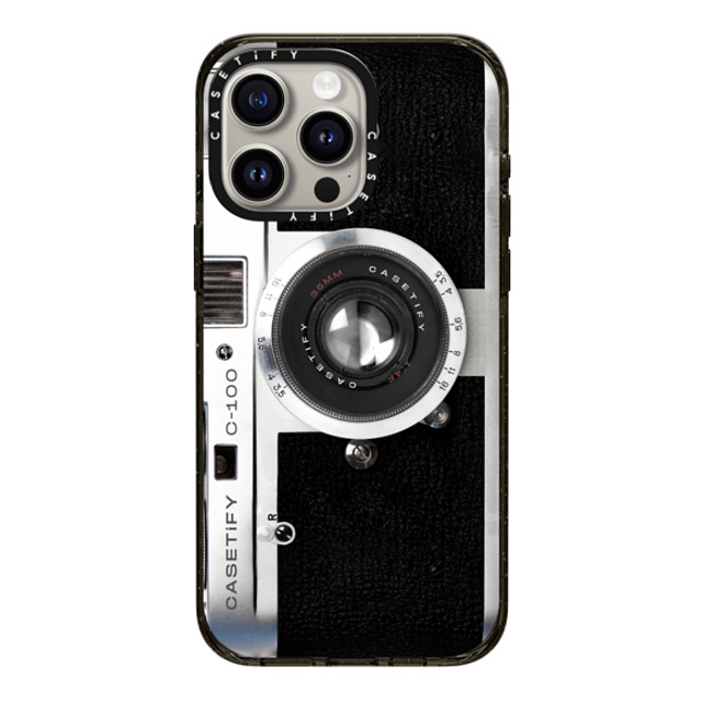 CASETiFY iPhone 15 Pro Max ケース ブラック インパクトケース Camera Case - Urban Chic casetify_artist