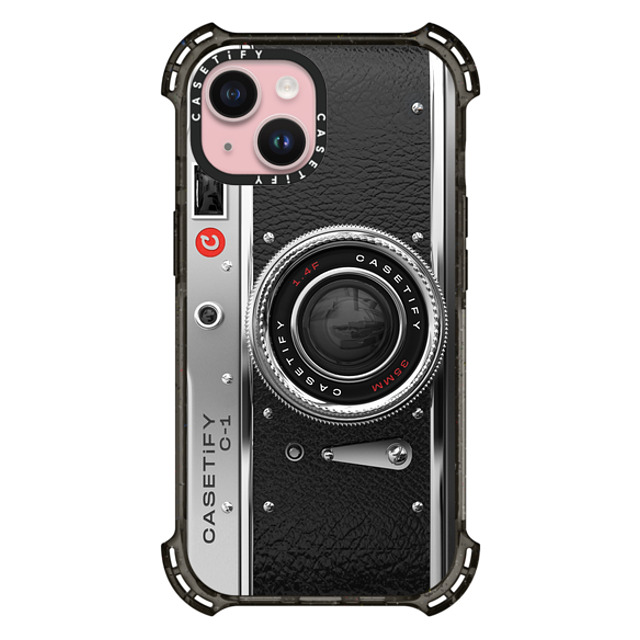 CASETiFY iPhone 15 Case ブラック バウンスケース Camera カメラ Camera Case - Classic Mother's Day CASETiFY iPhone 15 Case ブラック バウンスケース Camera カメラ Camera Case - Classic Mother's Day