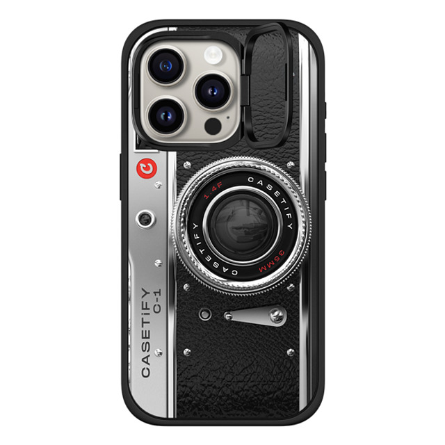 CASETiFY iPhone 15 Pro Case Matte Black インパクトリングスタンドケース MagSafe対応 カメラ Camera Case - Classic CASETiFY iPhone 15 Pro Case Matte Black インパクトリングスタンドケース MagSafe対応 カメラ Camera Case - Classic