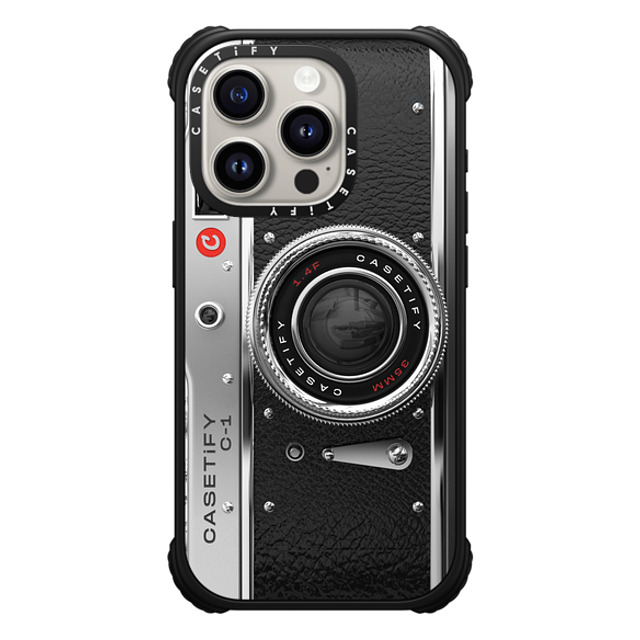 CASETiFY iPhone 15 Pro ケース マットブラック ウルトラ インパクトケース MagSafe 対応 Camera カメラ Camera Case - Classic Father's Day CASETiFY iPhone 15 Pro ケース マットブラック ウルトラ インパクトケース MagSafe 対応 Camera カメラ Camera Case - Classic Father's Day