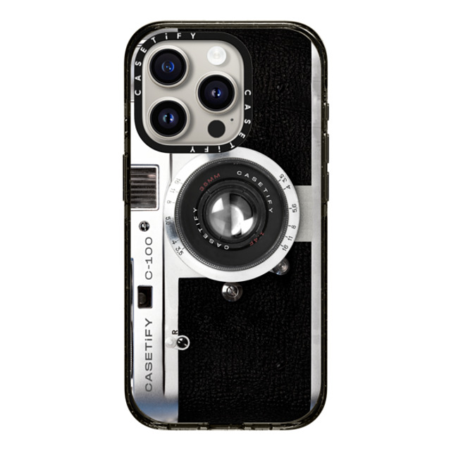 CASETiFY iPhone 15 Pro ケース ブラック インパクトケース Camera Case - Urban Chic casetify_artist