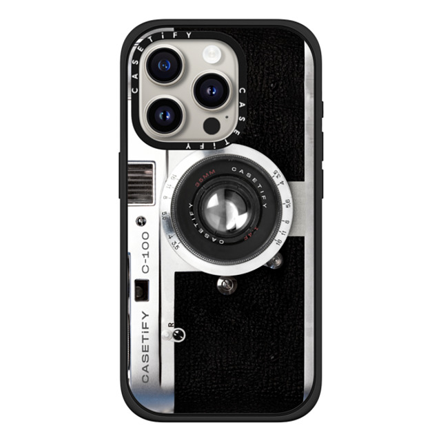 CASETiFY iPhone 15 Pro ケース マットブラック インパクトケース MagSafe対応 Camera Case - Urban Chic casetify_artist