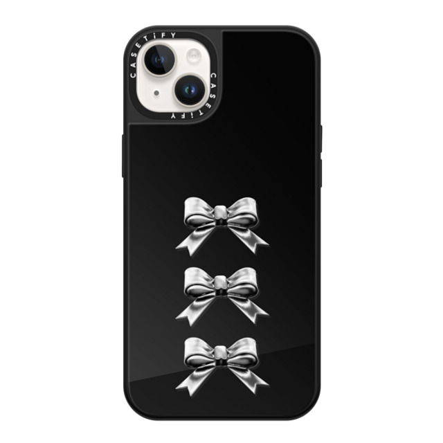 CASETiFY iPhone 14 Plus Case Black on Black ミラーケース MagSafe対応 Butterfly,Sport Butterfly,Ribbon,Sport Chrome Bows Mother's Day CASETiFY iPhone 14 Plus Case Black on Black ミラーケース MagSafe対応 Butterfly,Sport Butterfly,Ribbon,Sport Chrome Bows Mother's Day