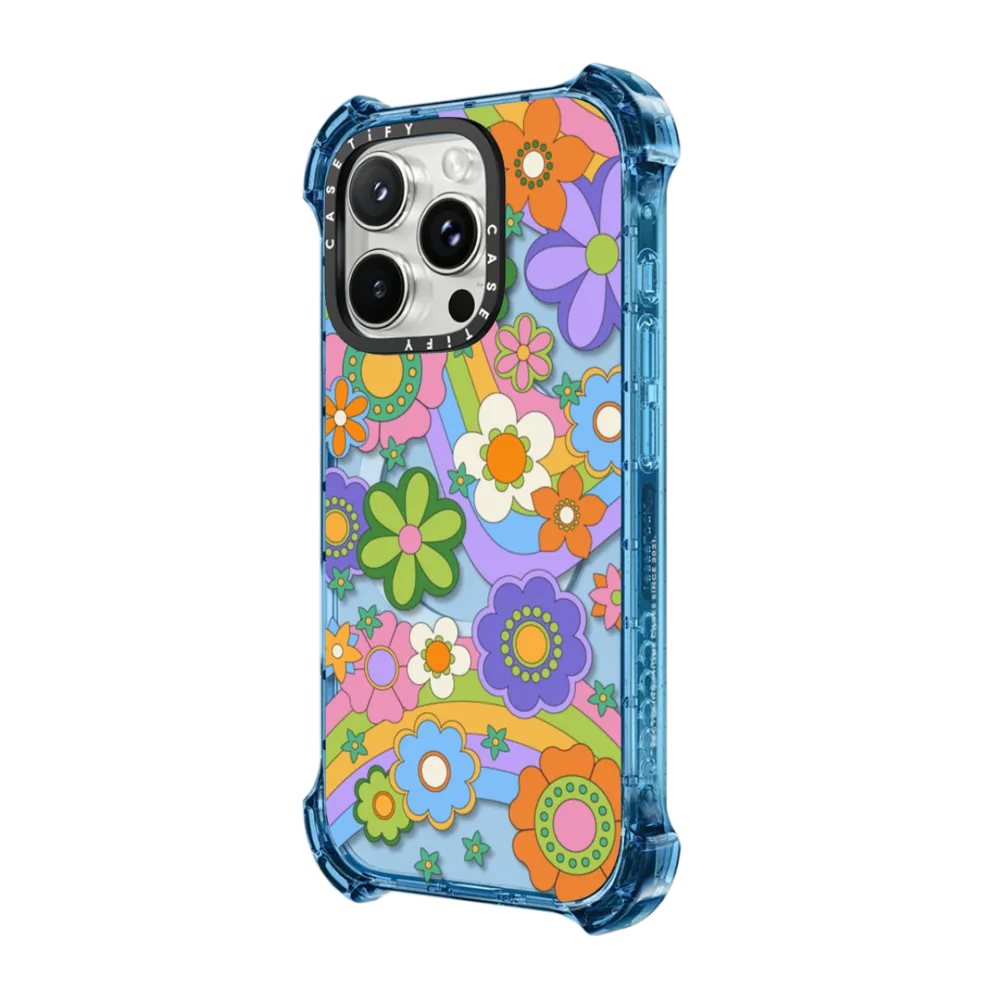 Bounce iPhone 16 Pro Case MagSafe Compatible - Groovy Floral