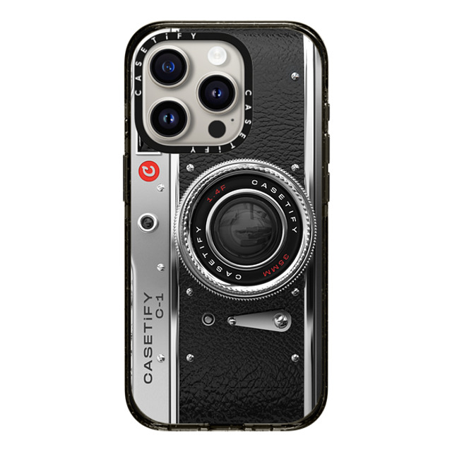 CASETiFY iPhone 15 Pro Case ブラック インパクトケース MagSafe対応 Camera カメラ Camera Case - Classic New iPhone CASETiFY iPhone 15 Pro Case ブラック インパクトケース MagSafe対応 Camera カメラ Camera Case - Classic New iPhone