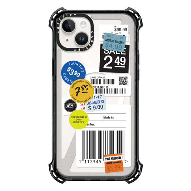 CASETiFY iPhone 14 Plus Case Black バウンスケース Sticker ステッカー Label Sticker Design Mother's Day CASETiFY iPhone 14 Plus Case Black バウンスケース Sticker ステッカー Label Sticker Design Mother's Day