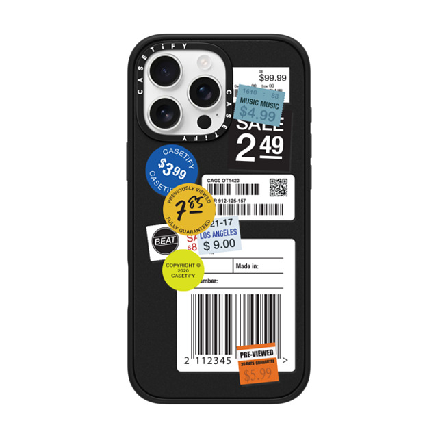 CASETiFY iPhone 16 Pro Max ケース マットブラック インパクトケース MagSafe対応 Sticker ステッカー Label Sticker Design Father's Day CASETiFY iPhone 16 Pro Max ケース マットブラック インパクトケース MagSafe対応 Sticker ステッカー Label Sticker Design Father's Day