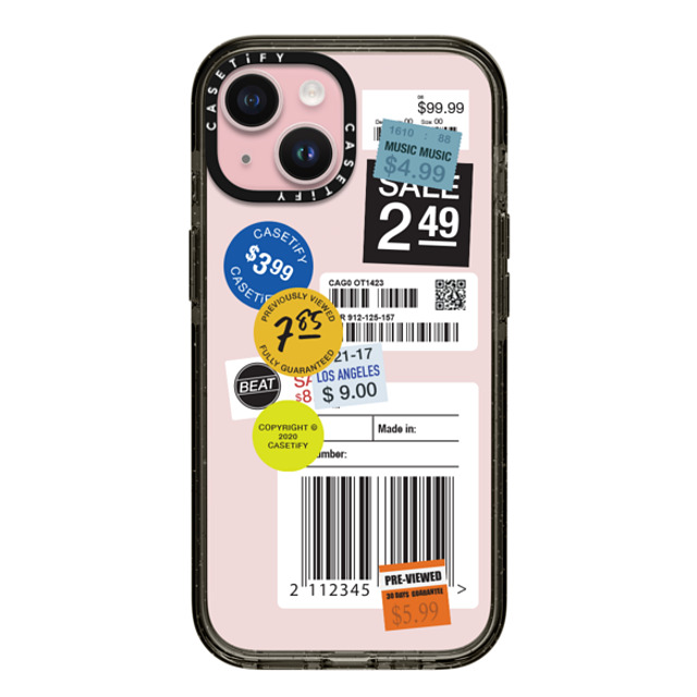 CASETiFY iPhone 15 Case ブラック インパクトケース Sticker ステッカー Label Sticker Design Mother's Day CASETiFY iPhone 15 Case ブラック インパクトケース Sticker ステッカー Label Sticker Design Mother's Day
