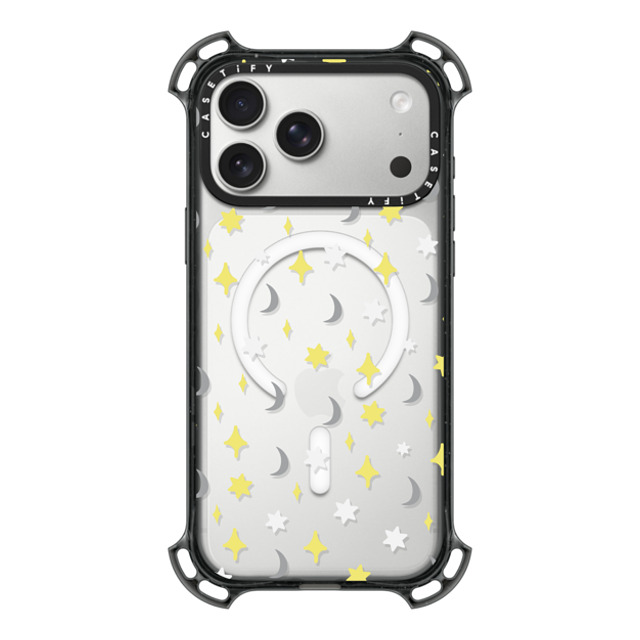 CASETiFY iPhone 17 Pro Max Case Black oEXP[X Star Star moon & stars
