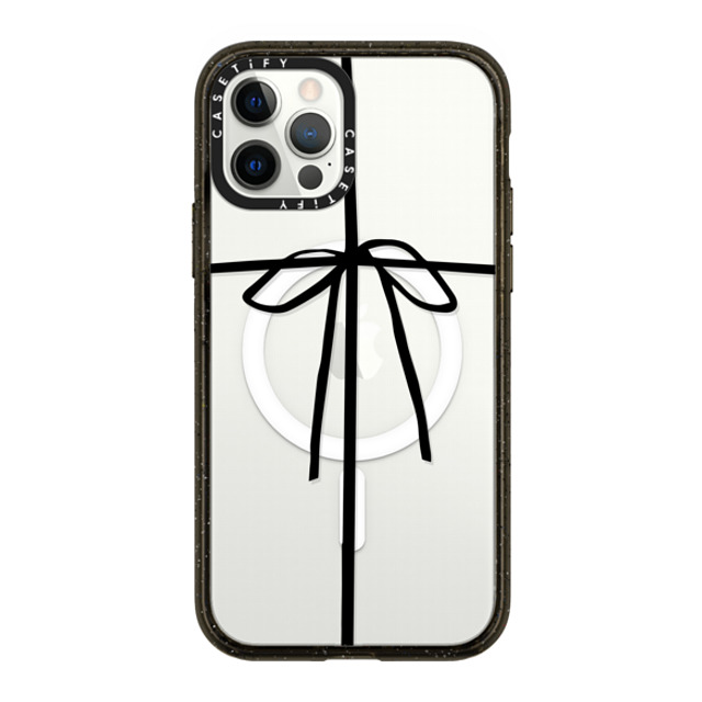 CASETiFY iPhone 12 Pro Case ブラック インパクトケース MagSafe対応 Ribbon,Christmas Ribbon,Christmas WRAPPED IN A BOW Mother's Day CASETiFY iPhone 12 Pro Case ブラック インパクトケース MagSafe対応 Ribbon,Christmas Ribbon,Christmas WRAPPED IN A BOW Mother's Day