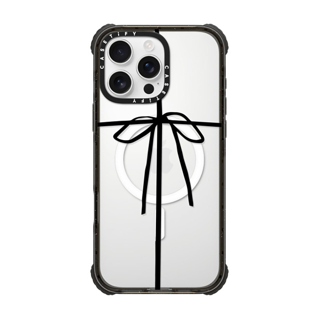 CASETiFY iPhone 16 Pro Max ケース ブラック ウルトラ インパクトケース MagSafe 対応 Ribbon,Christmas Ribbon,Christmas WRAPPED IN A BOW Father's Day CASETiFY iPhone 16 Pro Max ケース ブラック ウルトラ インパクトケース MagSafe 対応 Ribbon,Christmas Ribbon,Christmas WRAPPED IN A BOW Father's Day